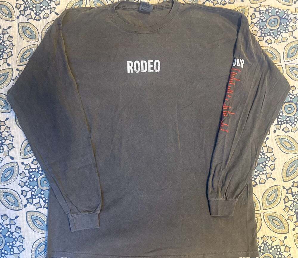 Travis Scott Rodeo 2016 USA Tour Long Sleeve T-Shirt
